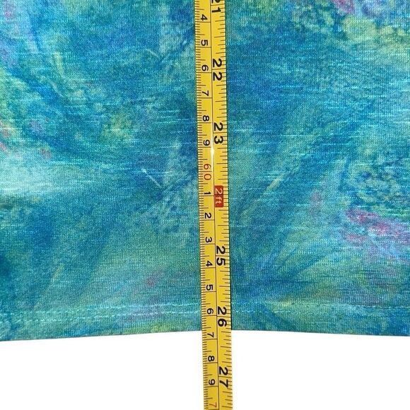 Leoma Lovegrove Multicolor Hummingbirds Wearable Art 3/4 Sleeve Top Ladies Large - Picture 9 of 11